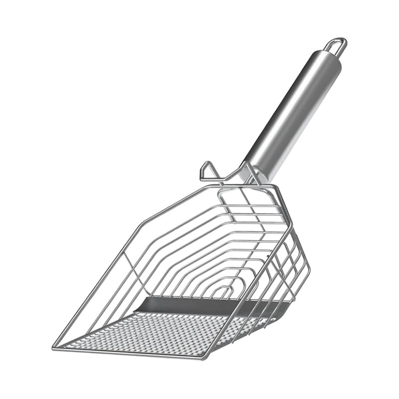 Litter Scooper Kitten Sand Scoop Shovel Lizards Kitty Cat Scoop Metal Handle