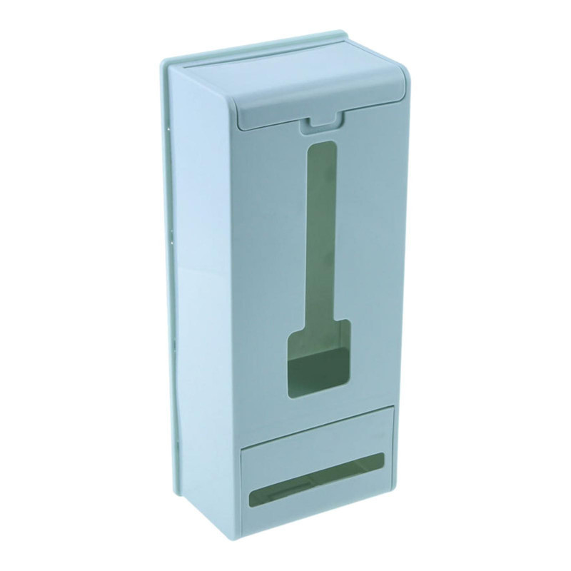 Grocery Bag Holder Decoration Container For Living Room Bathroom Household Blue