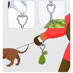 4pcs Dog Poop Bag Hands-free Clip Waste Bag Dispenser Clean Tools Pet Garbage Bag Bracket Durable Dog Supps [...]
