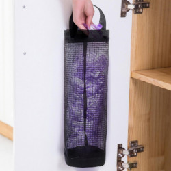 Kitchen Disposable Trash Bag Organizer Punch Free Disposable Bag Holder For Bathroom Bedroom Kitchen