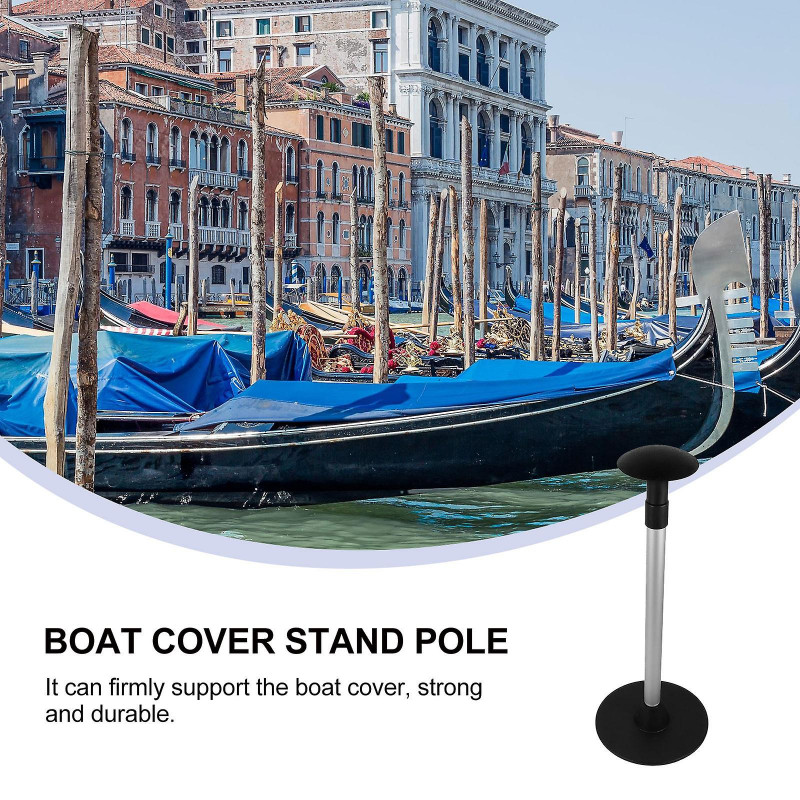 1pc 3 Stage Extension Adjustable Aluminum Boat Cover Support Poles System