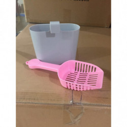 1 set of Cat Litter Scoop with Holder Cat Litter Scoop Cat Litter Shovel Cleaning Tool