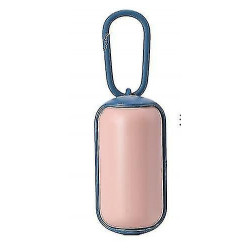 Pink Blue 2 Pack Dog Poop Dispenser Portable Dog Garbage Bag Poop Pet Cleaning Supplies Trash Can
