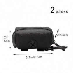 2 Pack Fashion Dog Poop Waste Bag Dispenser, Pet Dog Waste Bag Dispenser, Dog Poop Bag Holder