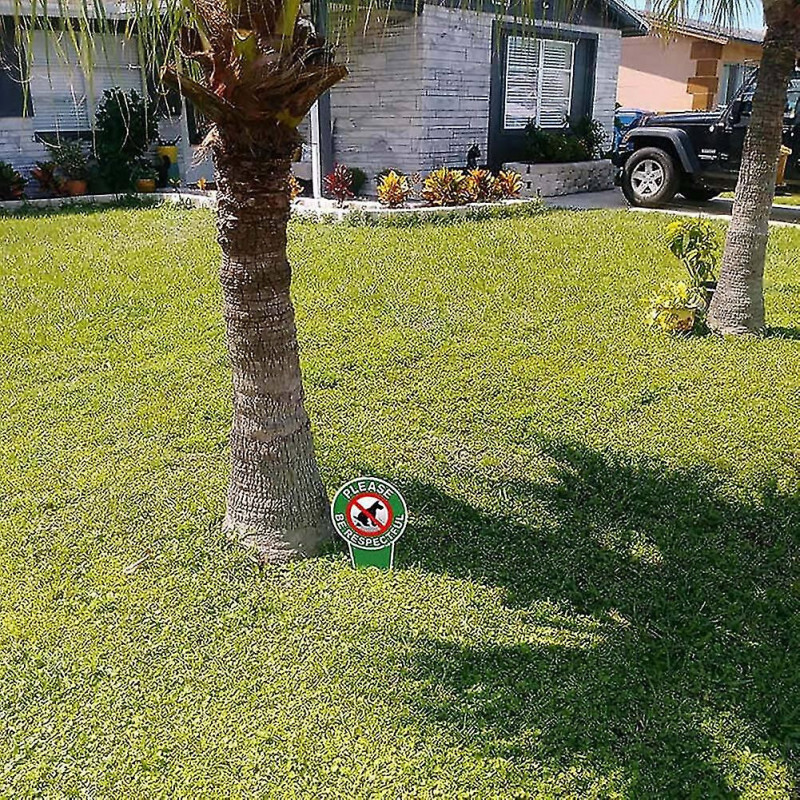 4 Pieces No Poop Dog Signs Be Respectful No Pooping Dog Lawn Signs No Dog Poop Yard Signs