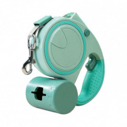 Retractable Portable Dog Leash With Light Automatic Dog Puppy A