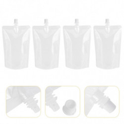 50 Pcs Dispenser Container Juices Drink Bags Cruise Pouch Plastic Pouches Drink Bags Portable Beverage Flask