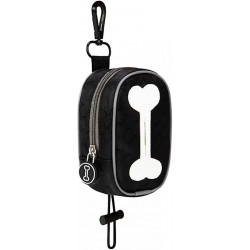 Dog Poop Bag Holder, Dog Waste Bag Dispenser w/Zipper for Dog Walking Running(No Poo Bags)