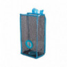 Hanging Folding Mesh Garbage Bag Organizer Trash Bags Holder Recycling Containers Storage for Kitchen - Size S(Blue) Hanging Folding Mesh Garbage Bag Organizer Trash Bags Holder Recycling Containers Storage for Kitchen - Size S(Blue)