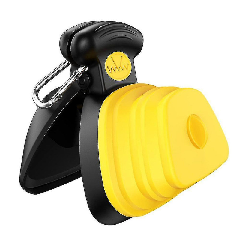 Portable Pet Toilet Waste Pickup With Bag Dispense, Sanitary Waste Pick Up For Dog And Cat (1 Piece, Yellow)