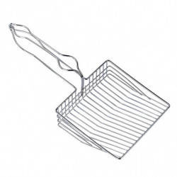 Pelle à litière pour chat en métal en acier inoxydable avec des trous fins pour un retrait facile et facile de la [...]