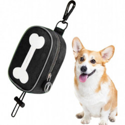 Bone Pattern Leash Poop Bag Holder, Reusable Leash Attachment Dispenser With Clip-on Pet Supplies For Travel, [...]