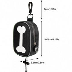 Bone Pattern Leash Poop Bag Holder, Reusable Leash Attachment Dispenser With Clip-on Pet Supplies For Travel, [...]