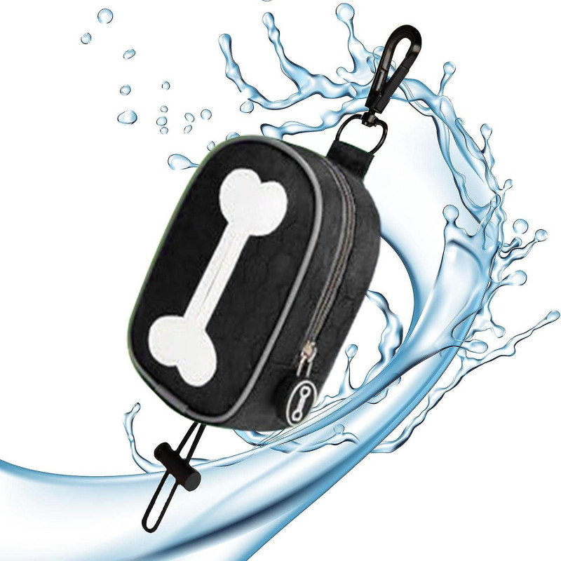 Bone Pattern Leash Poop Bag Holder, Reusable Leash Attachment Dispenser With Clip-on Pet Supplies For Travel, [...]