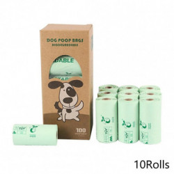 1-10Roll Corn Starch PLA Biodegradable Pet Garbage Bag Compostable Vest Style Cat Dog Poop Trash Bags Outdoor Pets [...]