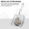 Pelle à litière pour chat en métal en acier inoxydable avec des trous fins pour un retrait facile et facile de la [...]