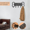 Metal Pet Dog Leash Hanger Hook Dog Leash Wall Rack Holder With Free Nail Hang On Leather Nylon Lea
