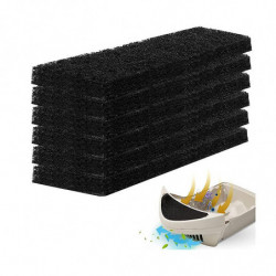 Filtre à charbon actif pour bac à litière 10 pcs Litter-Robot 3
