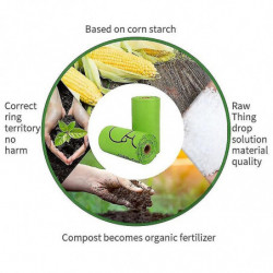 4 Pack Biodegradable Garbage Bags For Pets Waste Bags