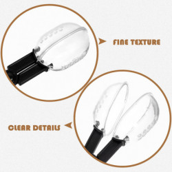 3pcs Plastic Hamster Poop Guinea Pig Poop Holder Small Pet Wastes Scoop Plastic Poop Scoops