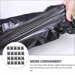 200pcs Mini Personal Disposal Bags Pet Litter Bag Vest Type Rubbish Bags