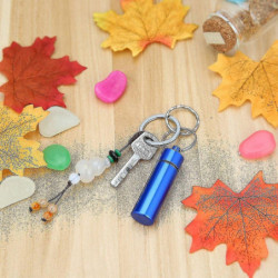 Waterproof Pill Shaped Aluminum Alloy Pill Drug Bottle Holder Containe