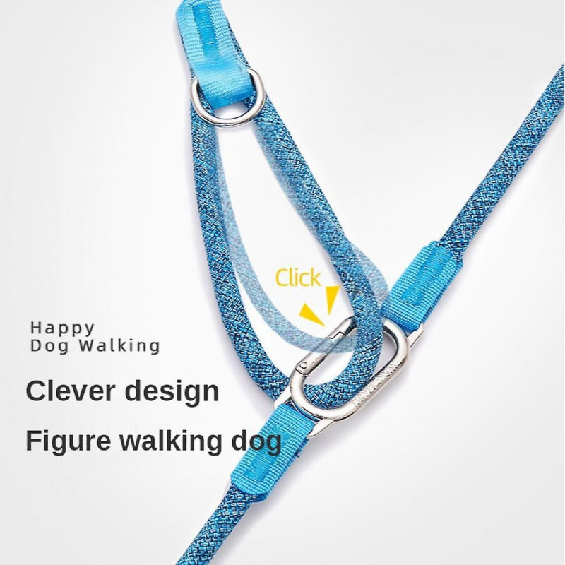 Portable Silk Double Head Dog Leash Dog Accessories |