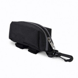 2 Pack Pet Garbage Bag Portable Dog Grooming Bag Simple Silver Plastic Buckle Pet Toilet B