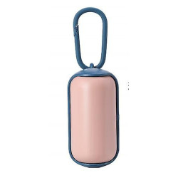 Pink Blue 2 Pack Dog Poop Dispenser Portable Dog Garbage Bag Poop Pet Cleaning