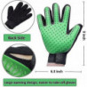 Gants de toilettage pour animaux de compagnie - Gants de brosse à épousseter doux - Gants d’épilation efficaces [...]