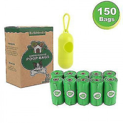 Yyh-10pcs Sac à ordures biodégradable pour animaux de compagnie Protection de l’environnement Sac à crottes [...]