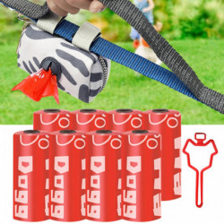 1 Set Pooping Bag High Toughness Waterproof Leak Proof Strong Load Bearing Degradable Large Capacity Dog Poop Bag [...]