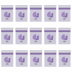 15pcs Garbage Bag Self-adhesive Waterproof Leakproof No Residue Cute Chick Pattern Disposable Car Trash Pouch Daily Use