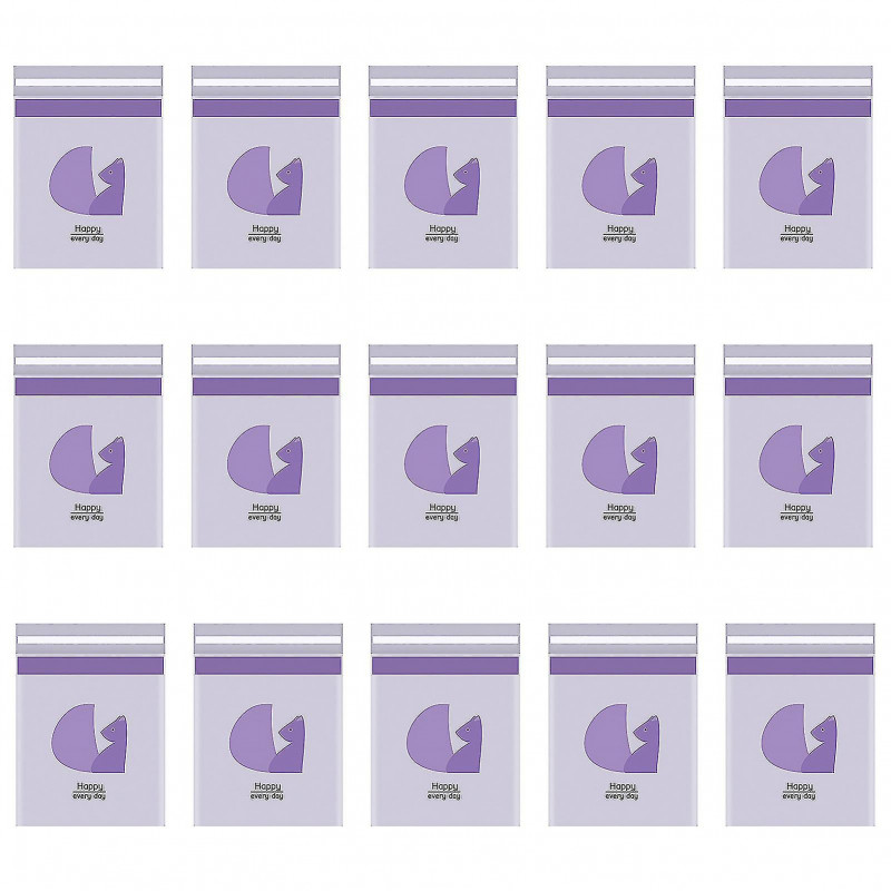 15pcs Garbage Bag Self-adhesive Waterproof Leakproof No Residue Cute Chick Pattern Disposable Car Trash Pouch Daily Use