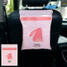 15pcs Garbage Bag Self-adhesive Waterproof Leakproof No Residue Cute Chick Pattern Disposable Car Trash Pouch Daily Use