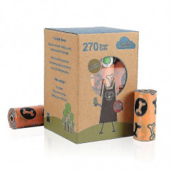 Zysd Dog Poop Bags - Orange(pack Of 270)