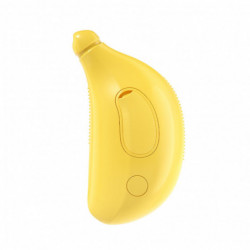 Cute Banana-Shaped Pet Spray Massage Brush Durable Lightweight Pet Massager for Kittens Puppy Cat Dog
