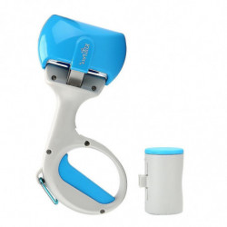 Déchets d’animaux de compagnie Nettoyeur d’excréments en plein air avec 1 rouleau de sacs décomposables chien