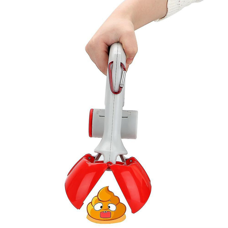 Déchets d’animaux de compagnie Nettoyeur d’excréments en plein air avec 1 rouleau de sacs décomposables chien