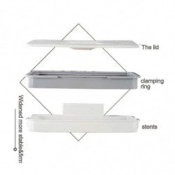 Porte-sac à ordures Rack Cuisine Gadgets Portable Sac poubelle suspendu Pla