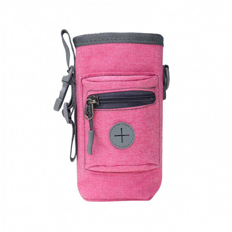 Dog Treat Pouch Adjustable Belt Reward With Poop Bag Dispenser Outdoor Puppy