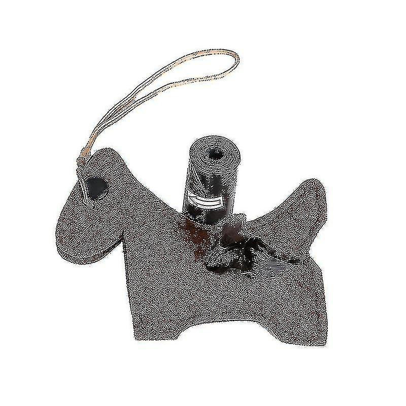 Porte-sac de caca en forme d’animal mignon en plein air - Facile dégradable P