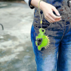 Porte-sac de caca en forme d’animal mignon en plein air - Facile dégradable P