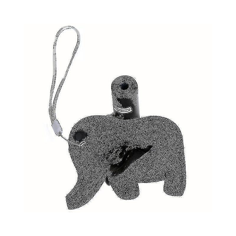 Porte-sac de caca en forme d’animal mignon en plein air - Facile dégradable P