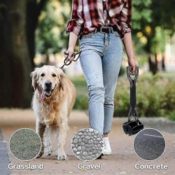 Zysd Manure Scoop, Jumbo Jaws, Long Handle, Manure Scoop For Dogs And Cats