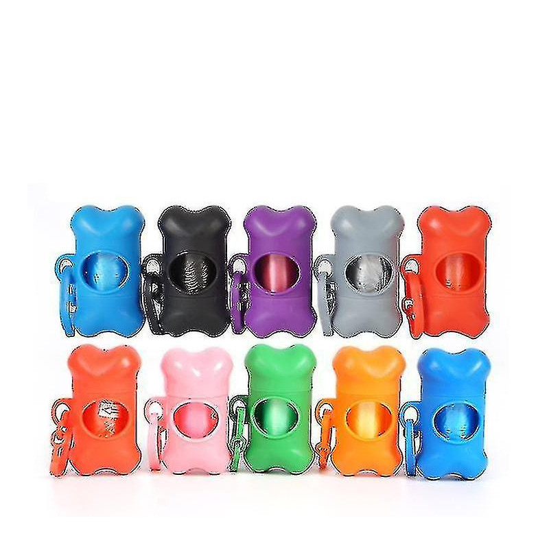 Portable Garbage Bag Storage Box Garbage Bag Dispenserblue