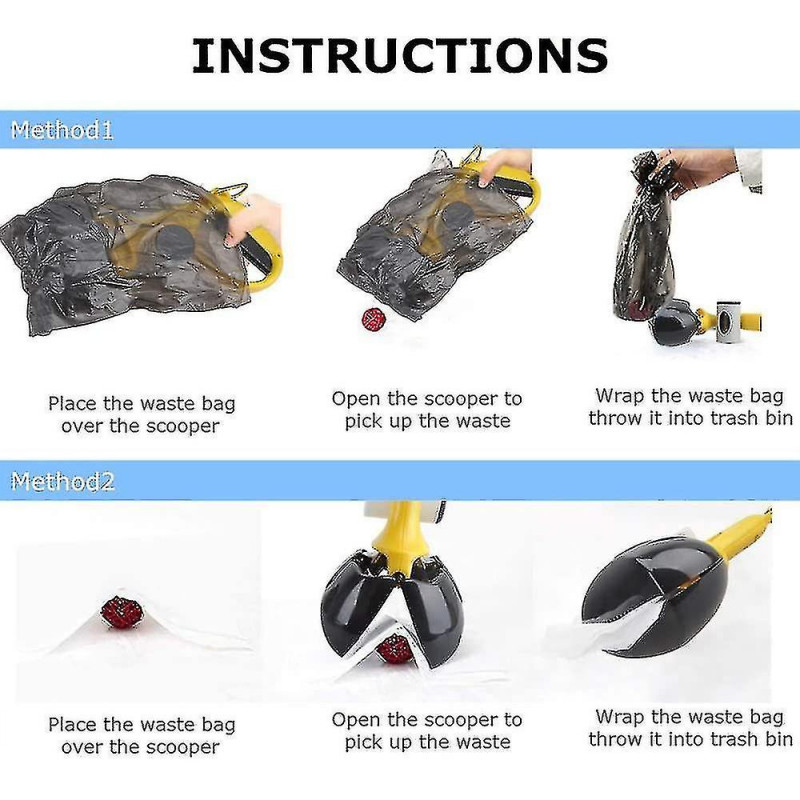 Zysd Dog Poop Shovel, Pooper Scooper Dog Poop Shovel With Foldable Poop