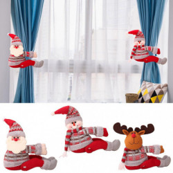 Cute Christmas Curtain Buckle Holder Clip Tieback Display Window Living Room Dec