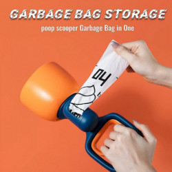 11in Dog Pooper ,short Handle Pet Poop For Medium Small , Portable Poop Scoop For Yard, Grass A