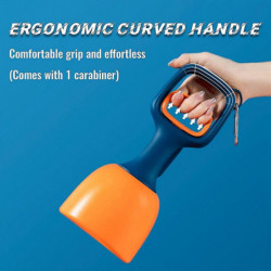 11in Dog Pooper ,short Handle Pet Poop For Medium Small , Portable Poop Scoop For Yard, Grass A